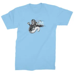 StrangeLove Bukowski Worm Tee Electric Blue