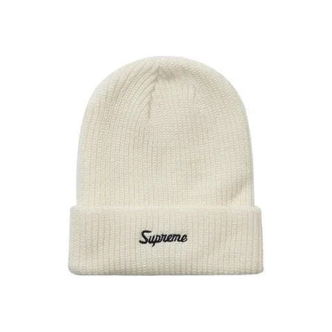 Supreme Loose Gauge Beanie (White)