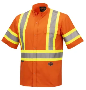 T-Shirt - Pioneer Hi-Viz Ultra Cool Cotton Short-Sleeved Shirt, 4442