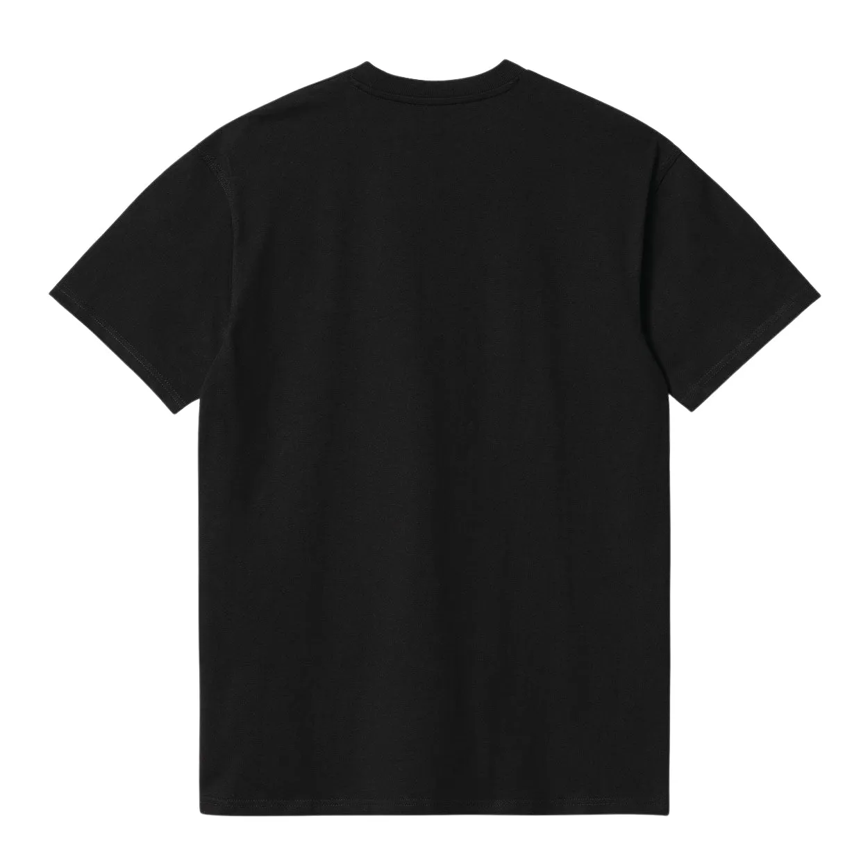 T-shirt Uomo Carhartt WIP S/S American Script Nero