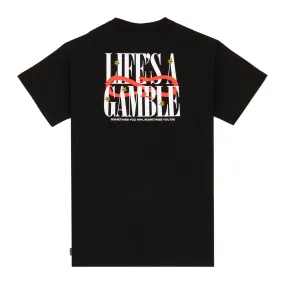 T-shirt Uomo Propaganda Roulette Nero