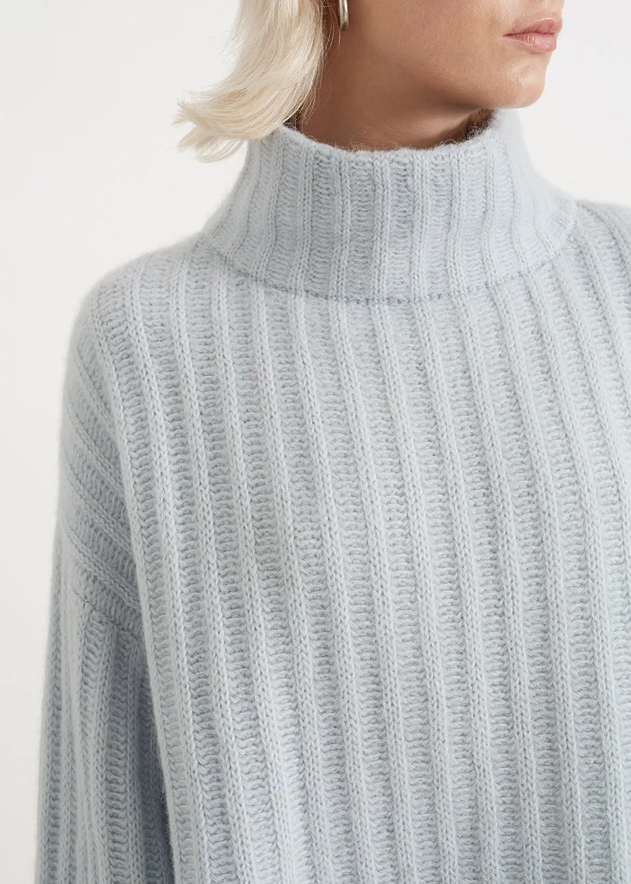 TALIA SWEATER | POWDER BLUE