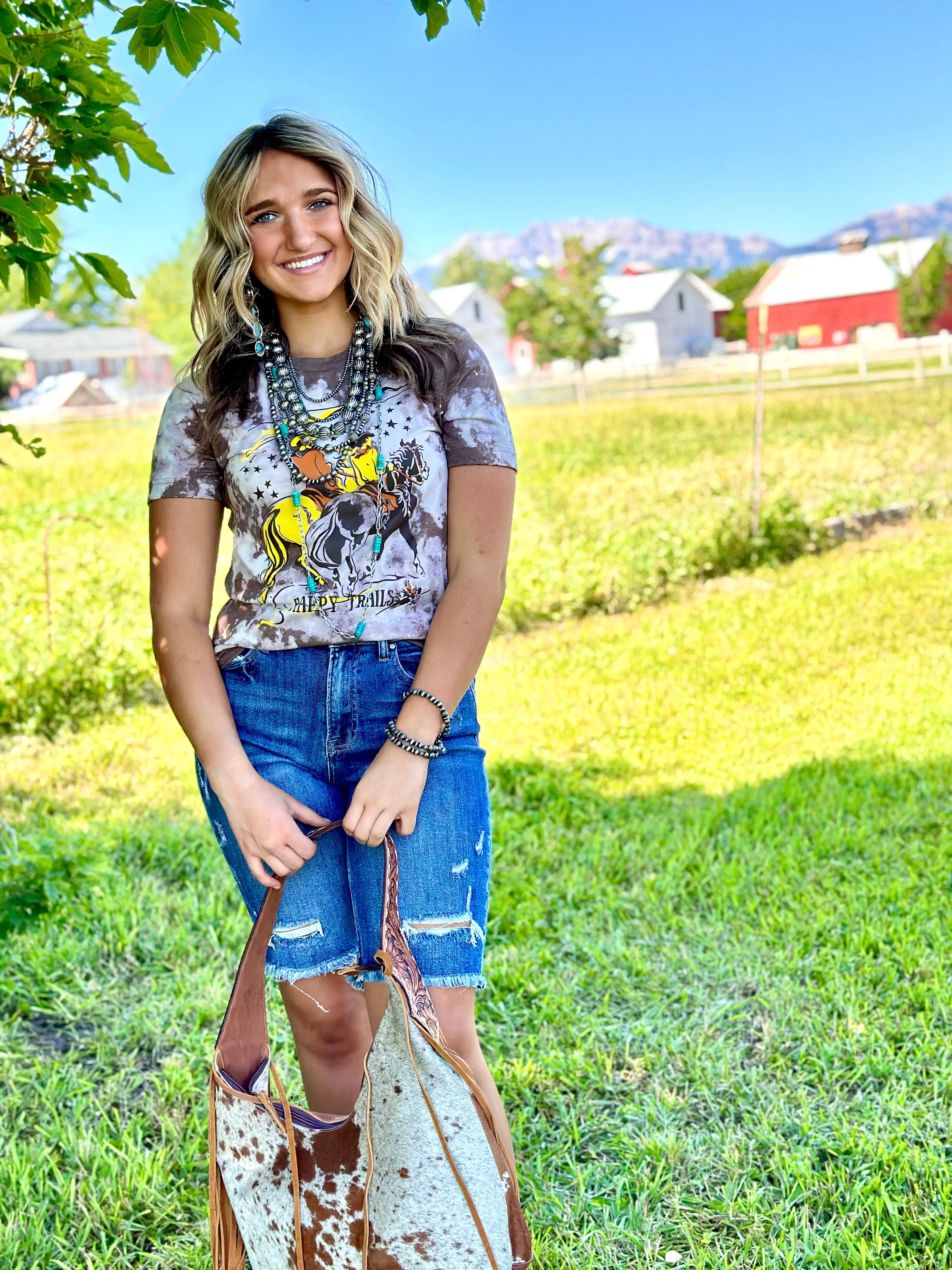 The Bleached Out Happy Trails Tee