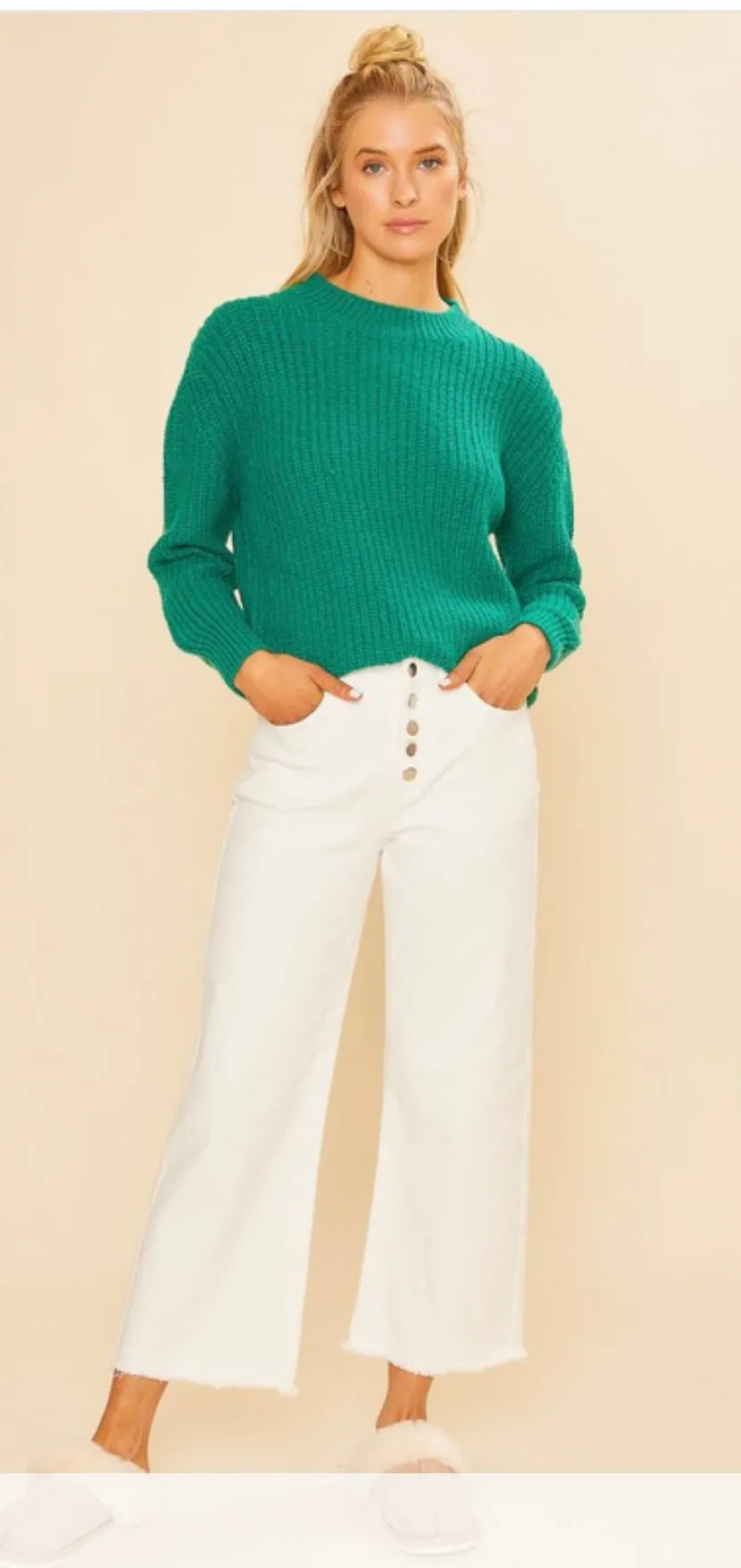 The Cami Cropped Sage Pants