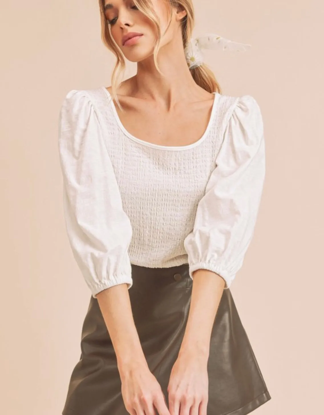 The Lucy Puff Sleeve Top in 3 Colors