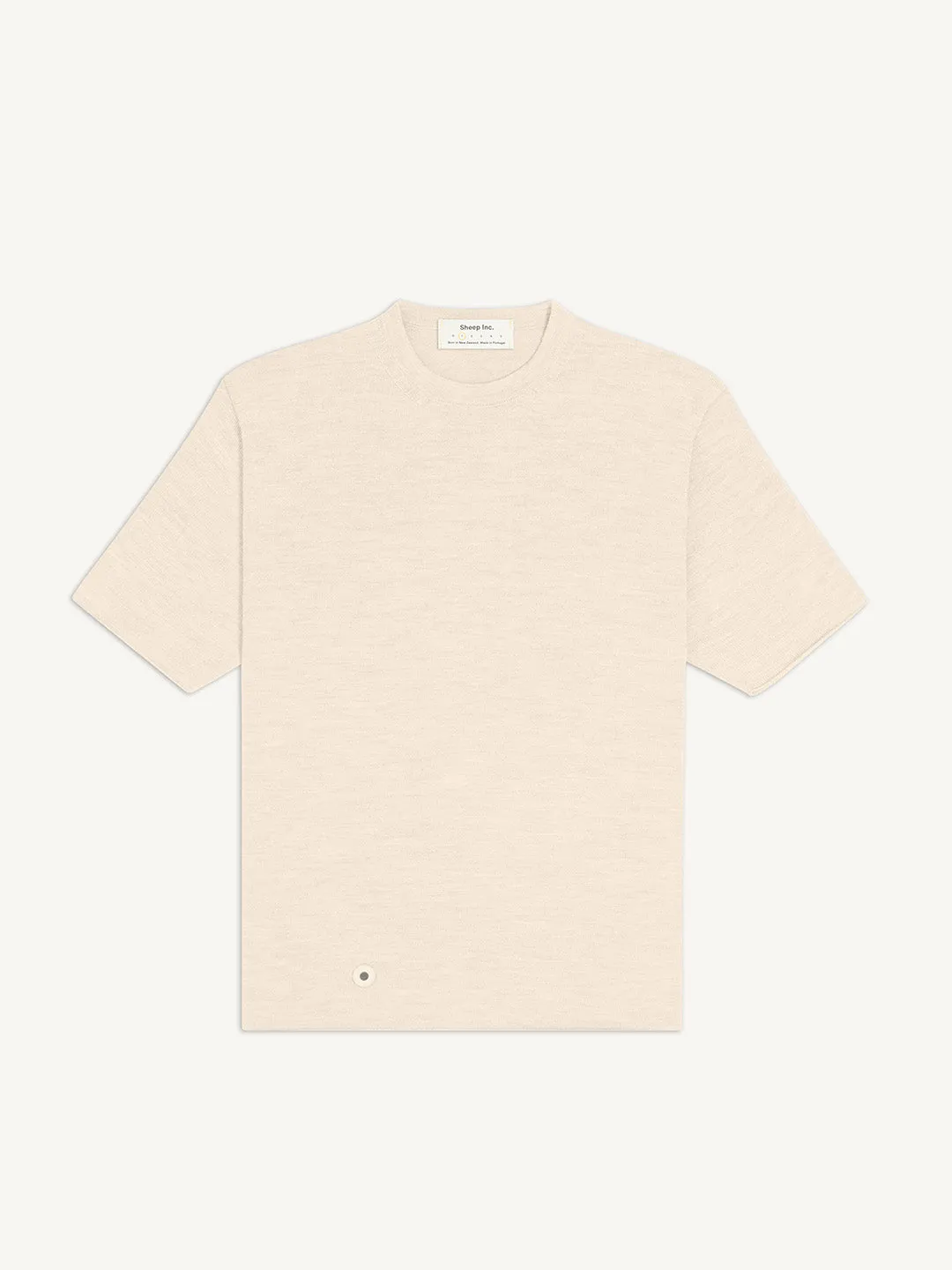 The T-Shirt - Almond White