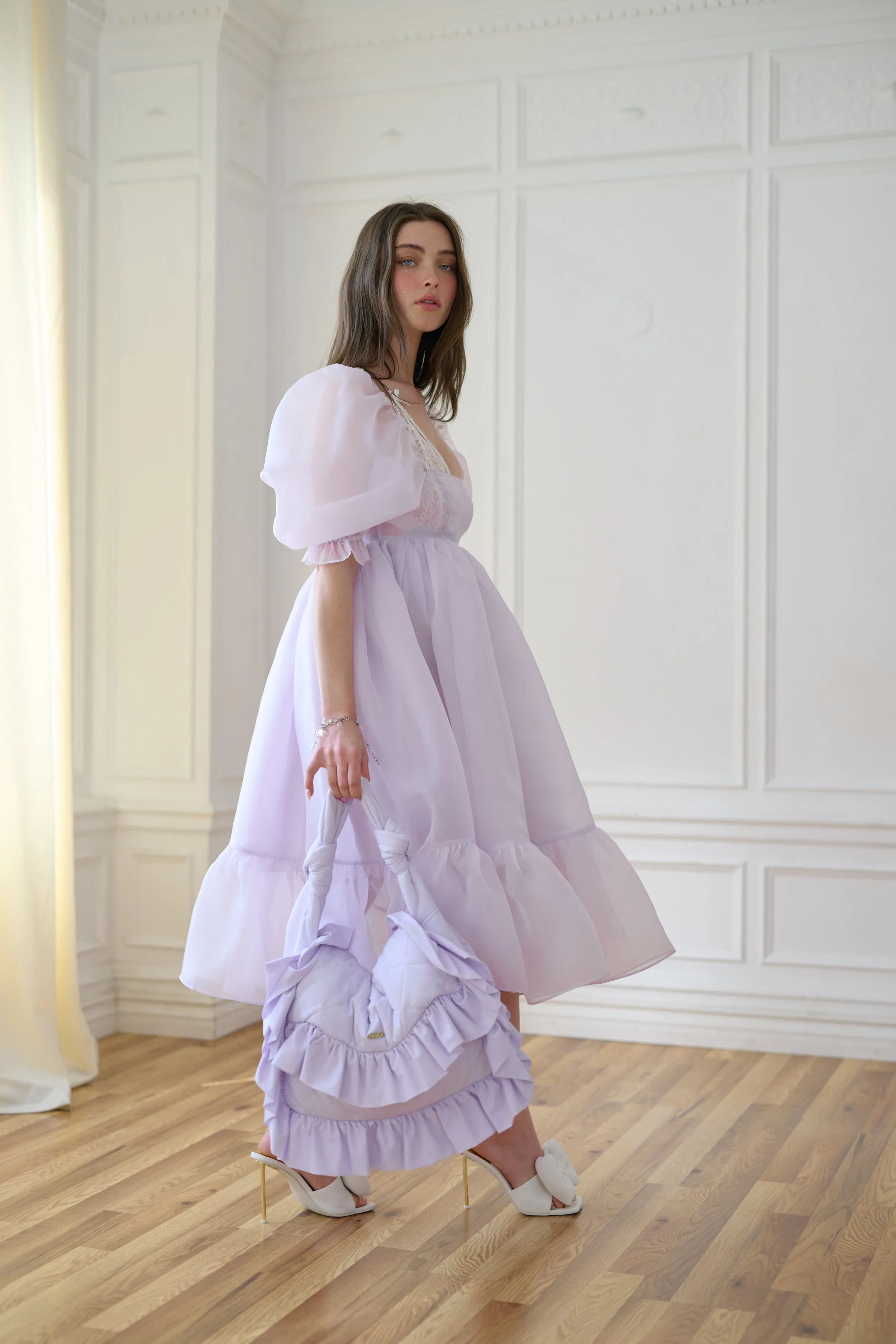 The Thunder Cloud French Puff Dress