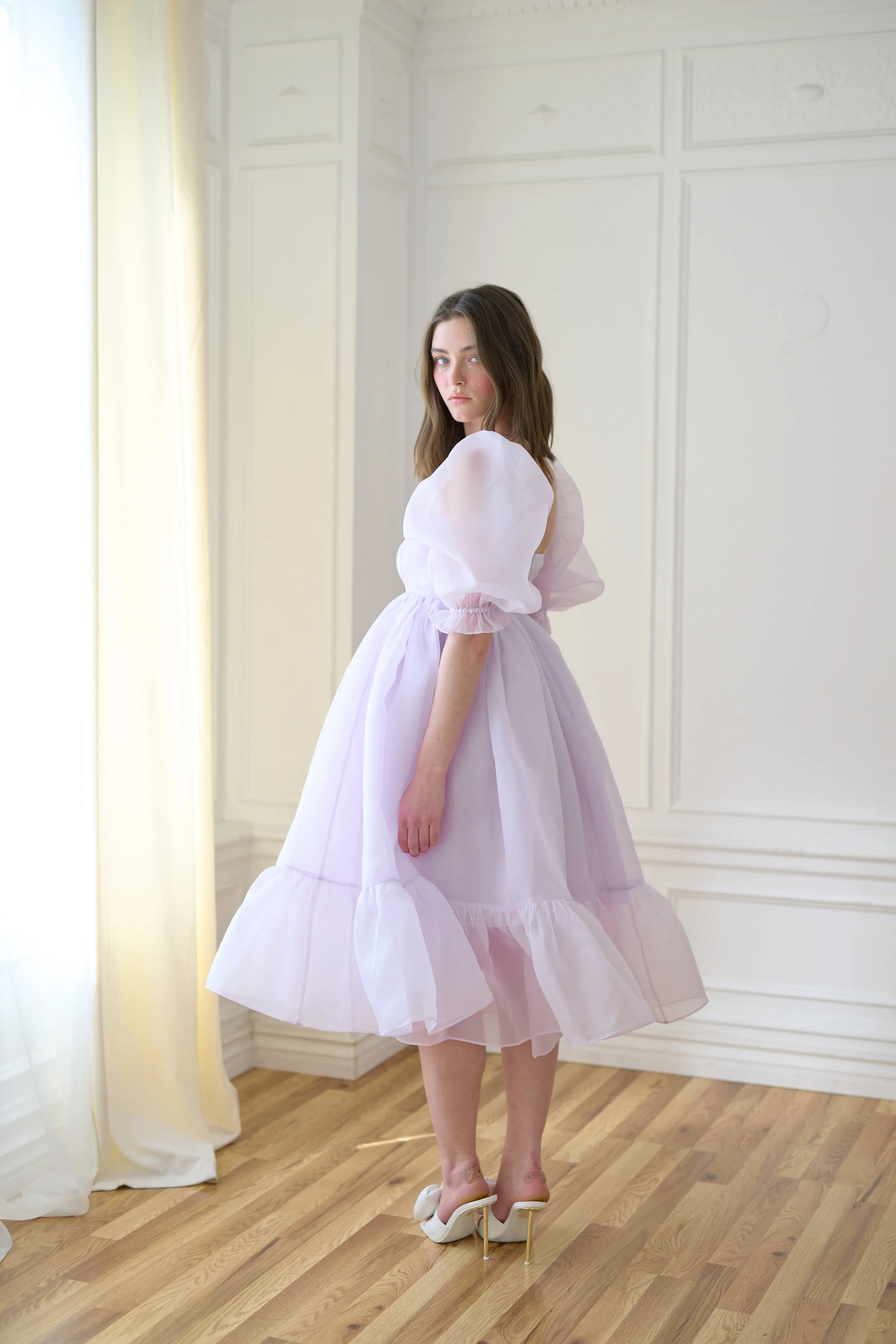 The Thunder Cloud French Puff Dress