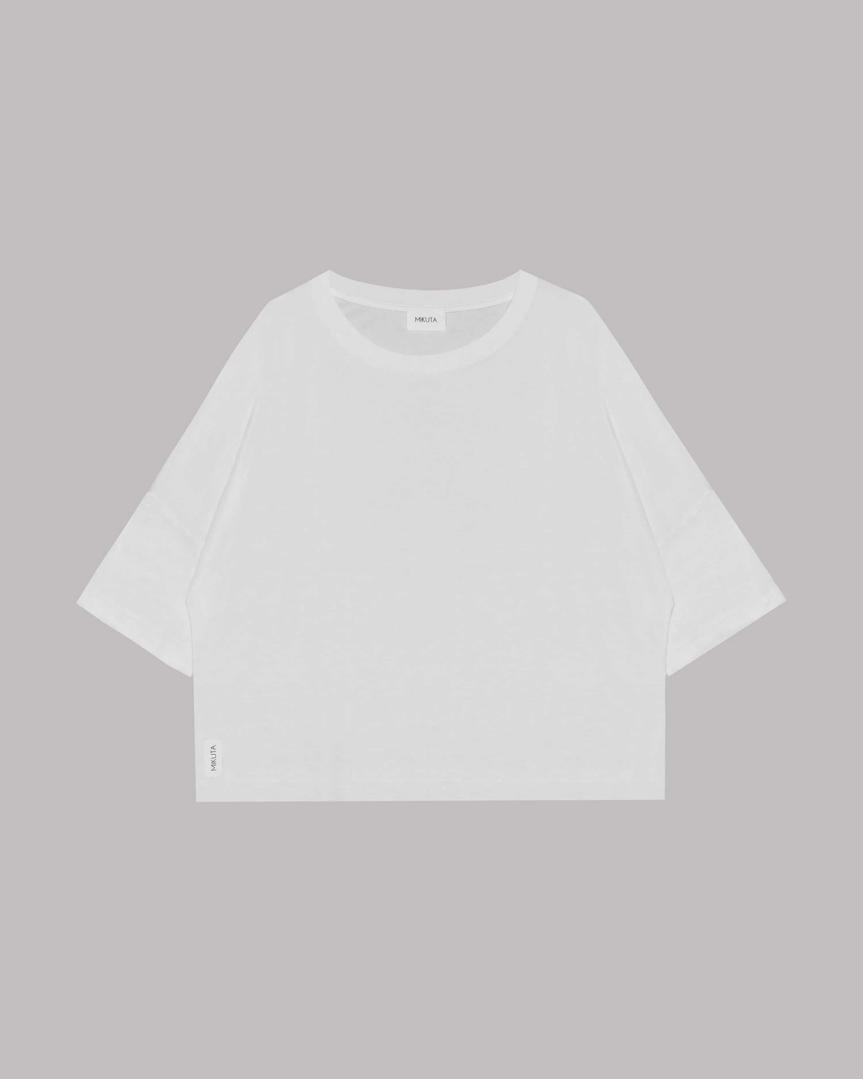 The White Loose Lyocell T-Shirt