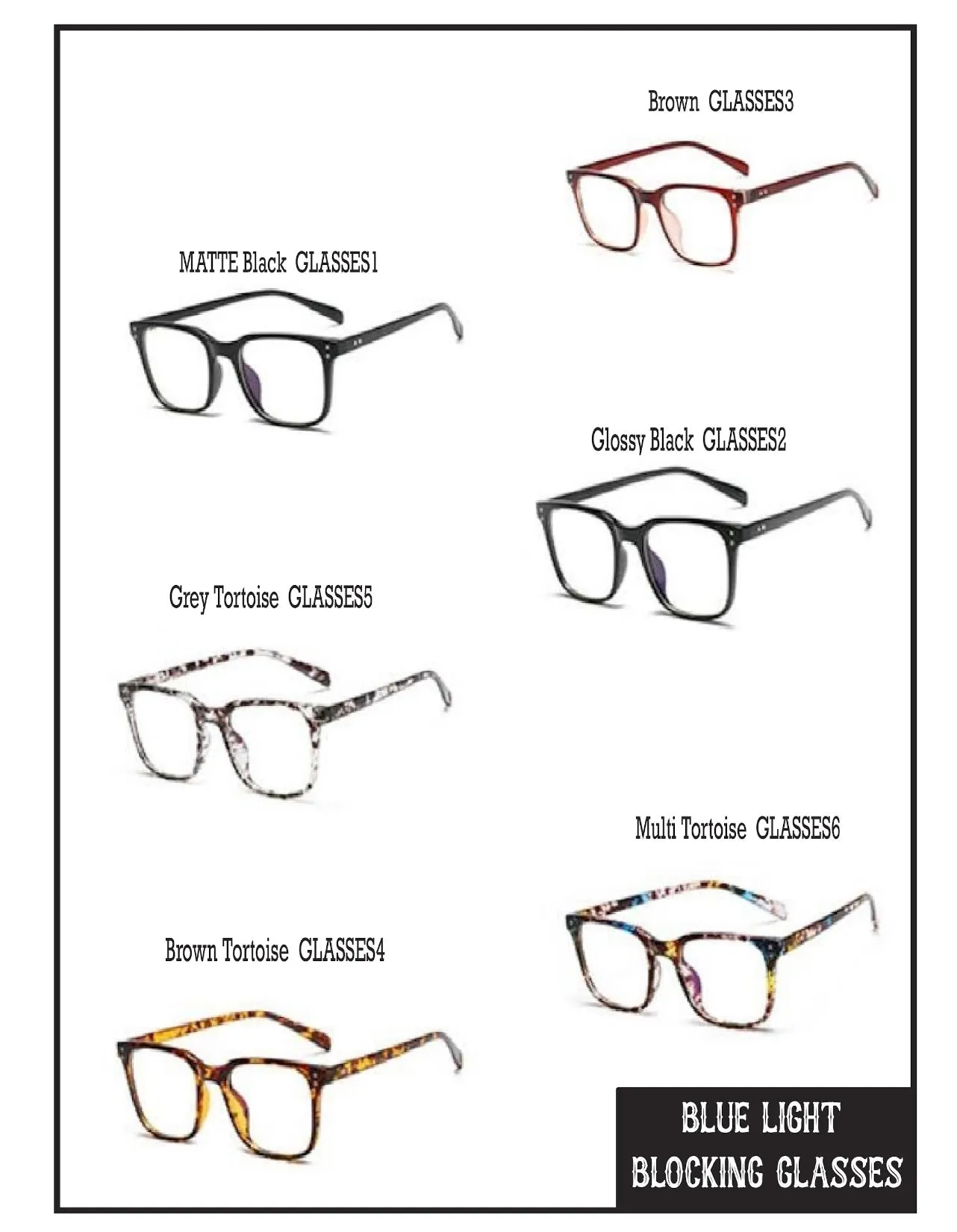 Tortoise Brown Blue Light Blocking Glasses