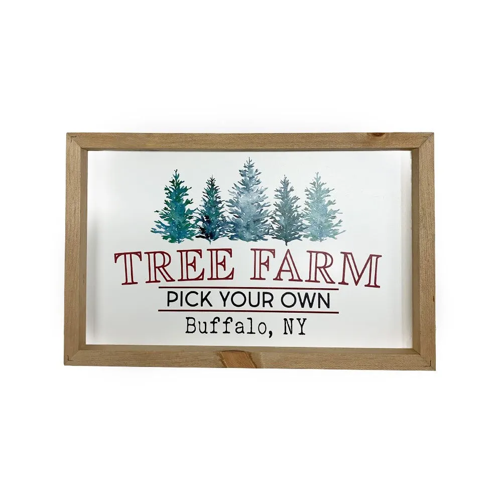 Tree Farm Wooden Sign