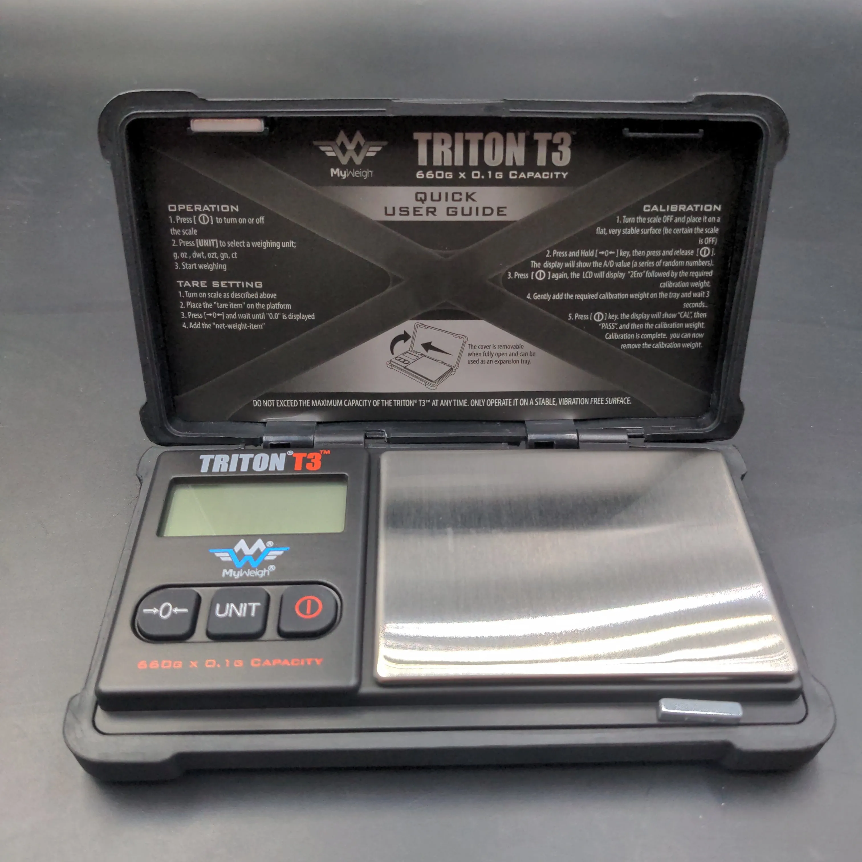 Triton T3 660g x 0.1g Scale By My Weigh