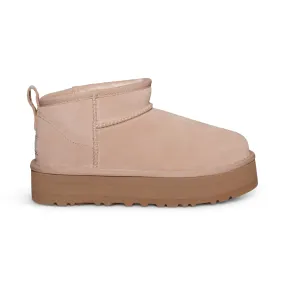 UGG Classic Ultra Mini Platform Sand Boots - Youth