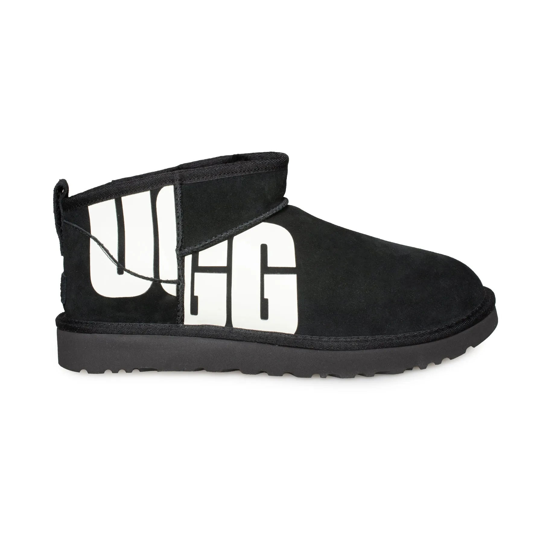 UGG Ultra Mini Chopd Black Boots - Women's