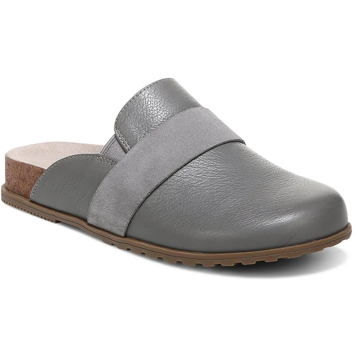 Vionic Womens Ambrosia Leather Slip On Mules