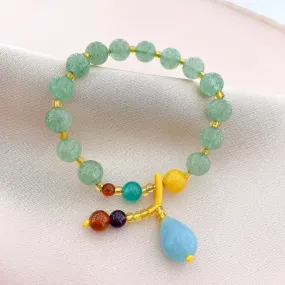 Women's Fashion Jade Beads Gemstone Bracelet