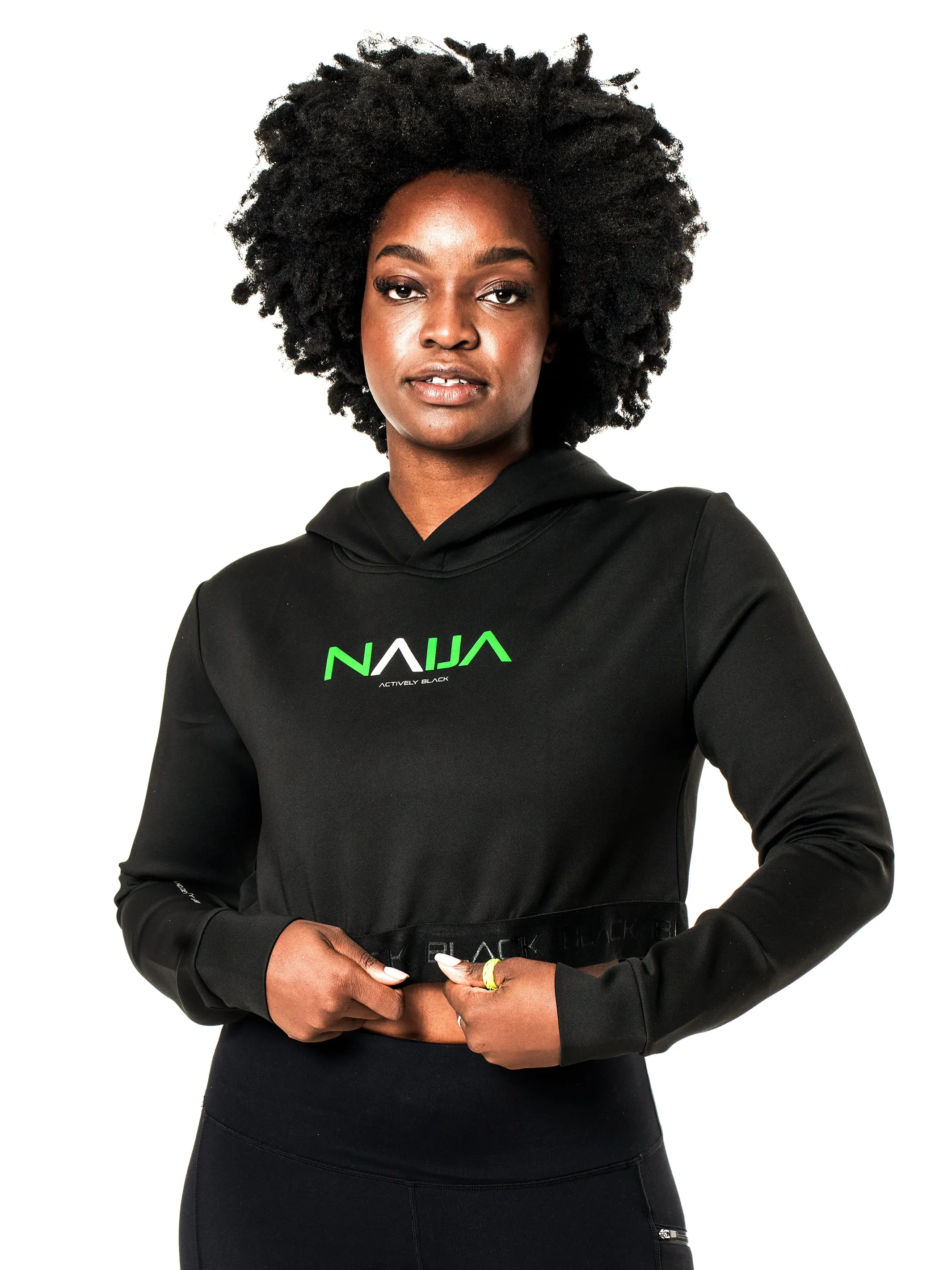 Women's NAIJA Performance Tech Crop Hoodie