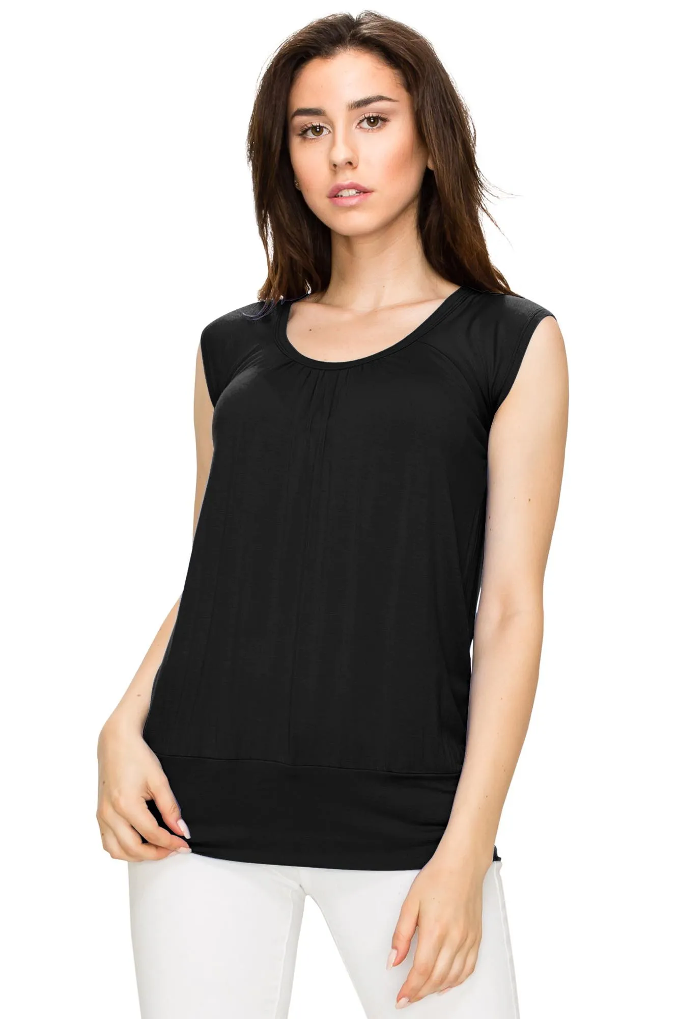 Women's Scoop Neck Short Sleeve Top