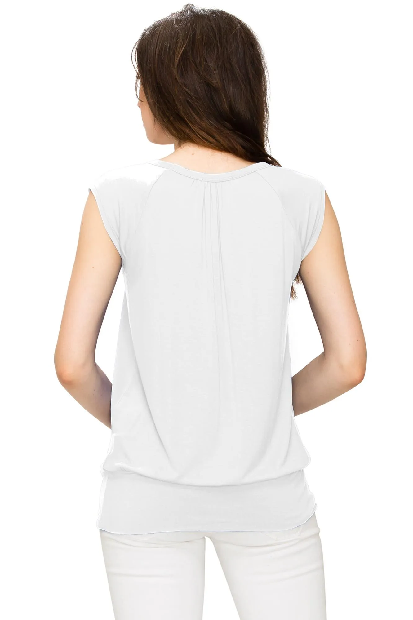 Women's Scoop Neck Short Sleeve Top