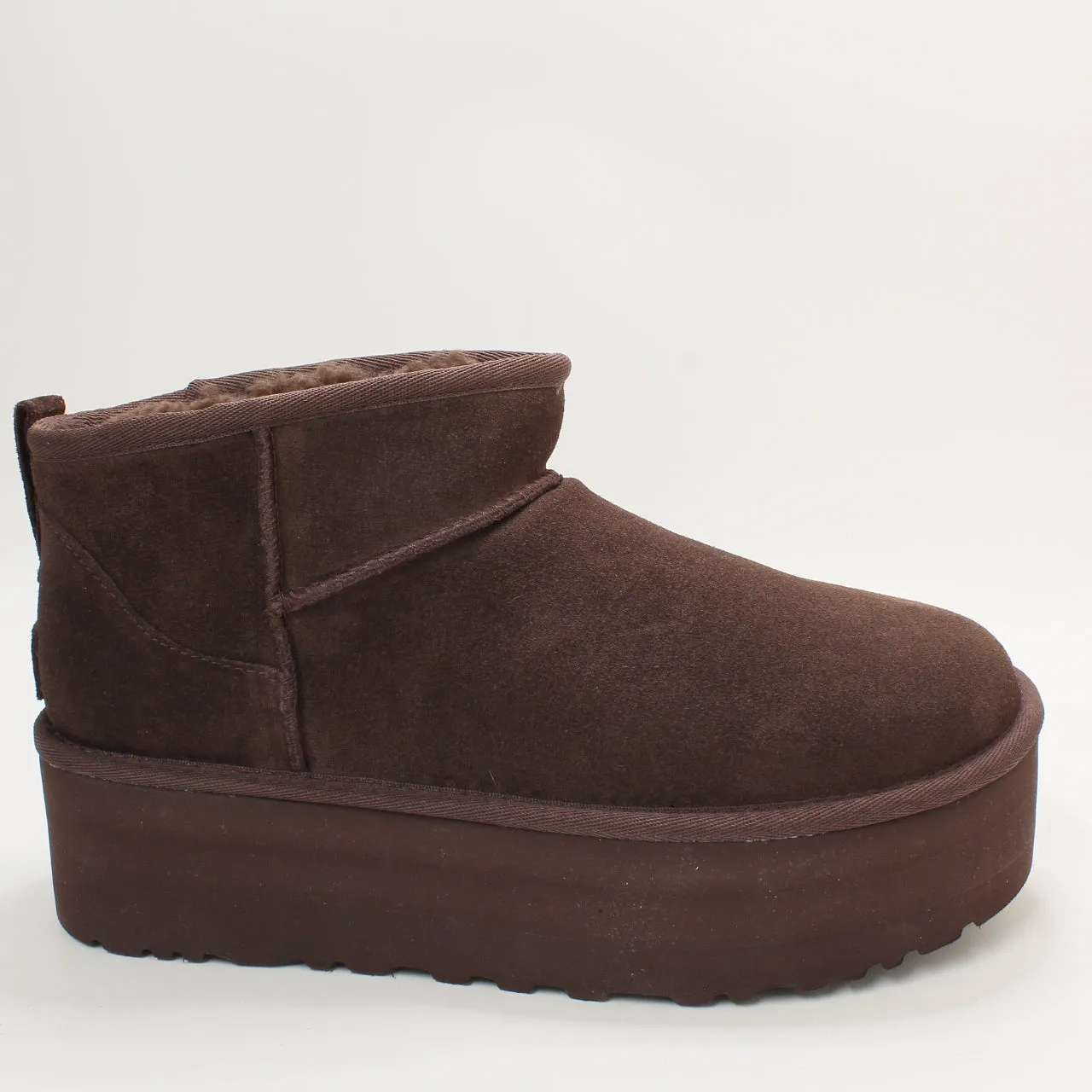 Womens UGG Classic Ultra Mini Platform Burnt Cedar