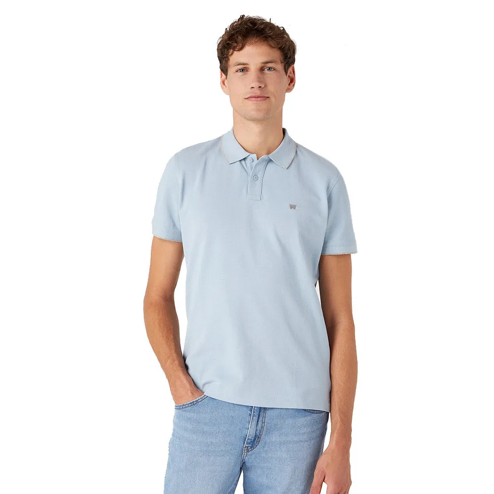 Wrangler Refined Polo - Blue Fog