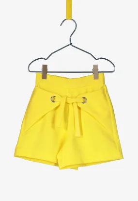 Wrap Around Detailed Bow Shorts